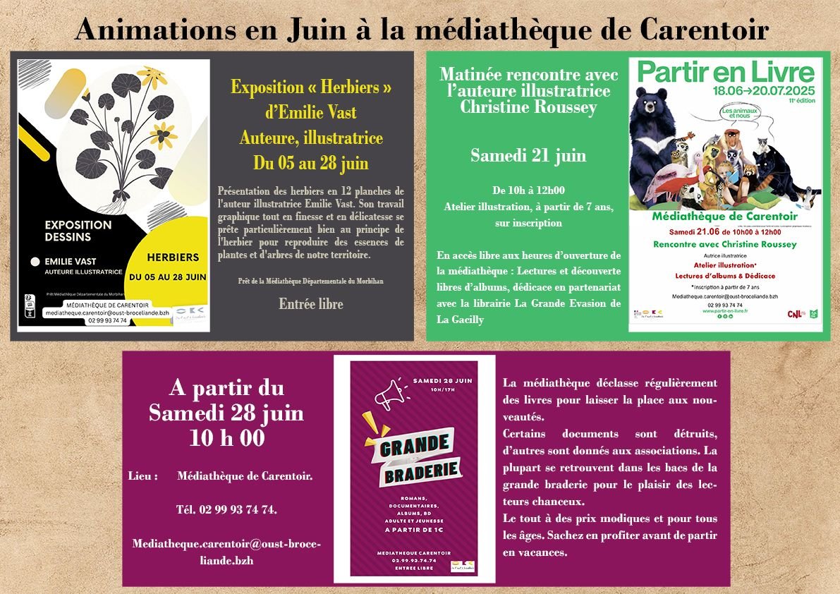 06 JUIN 2025 ANIMATIONS CARENTOIR