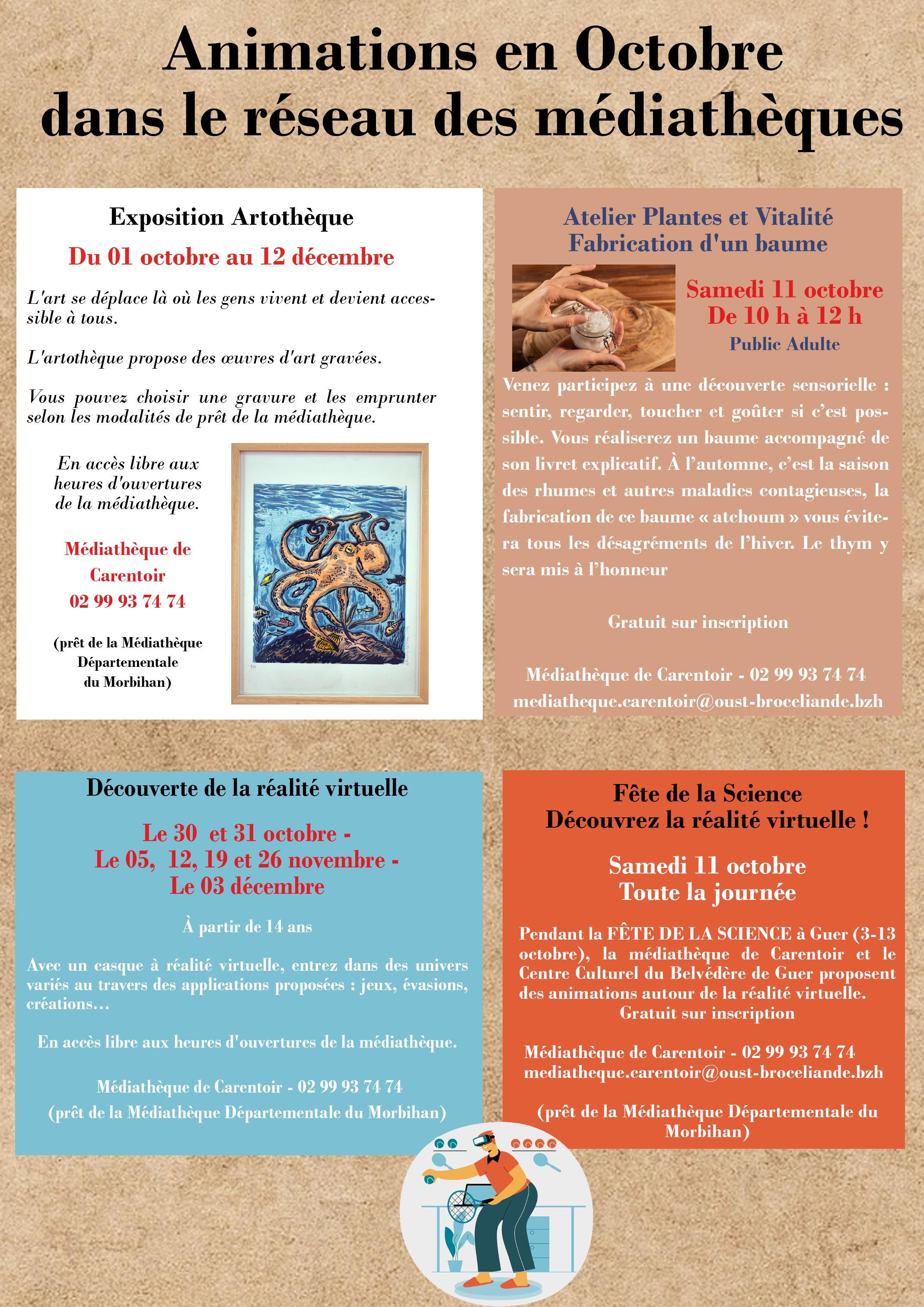 10 OCTOBRE 2025 ANIMATIONS